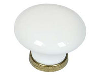 pomoli tondi in porcellana mod.p0400 bianchi - ø mm.31x26h. cod:ferx.fer147729