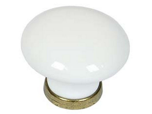 pomoli tondi in porcellana mod.p0400 bianchi - ø mm.31x26h. cod:ferx.fer147729