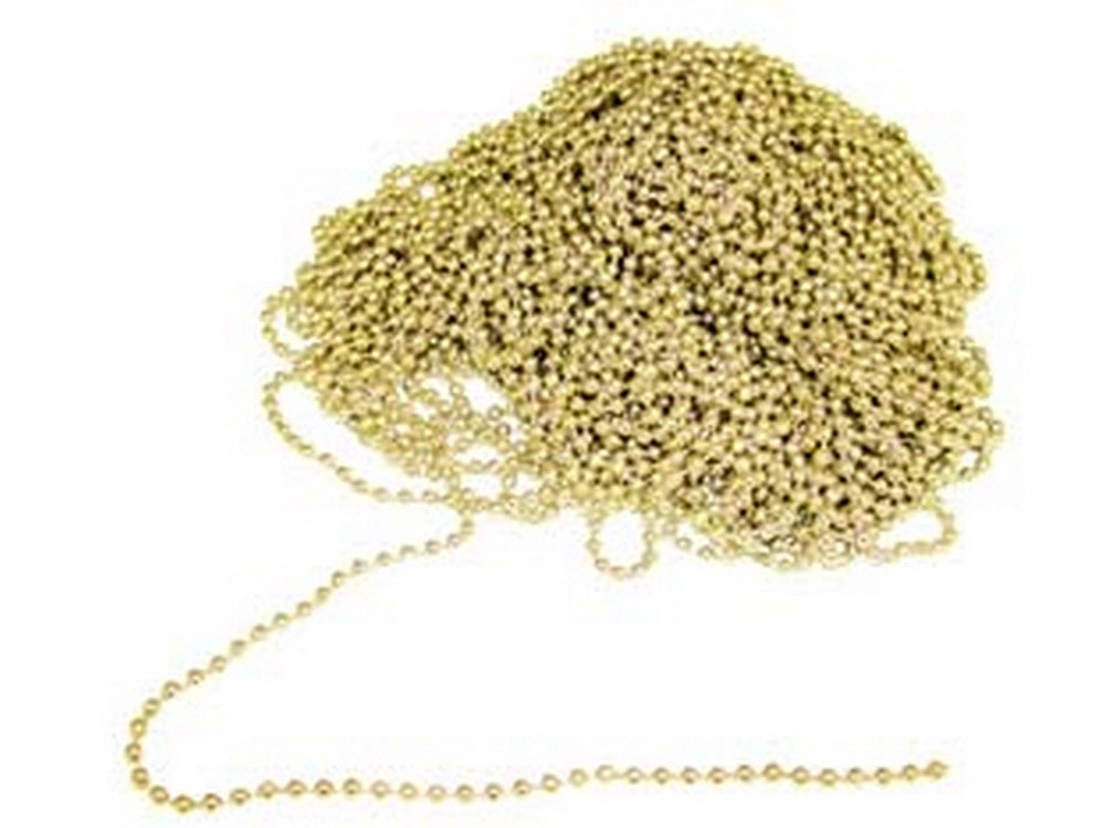 catena a perline in ottone lucido - ø mm.3,5 cod:ferx.fer147750