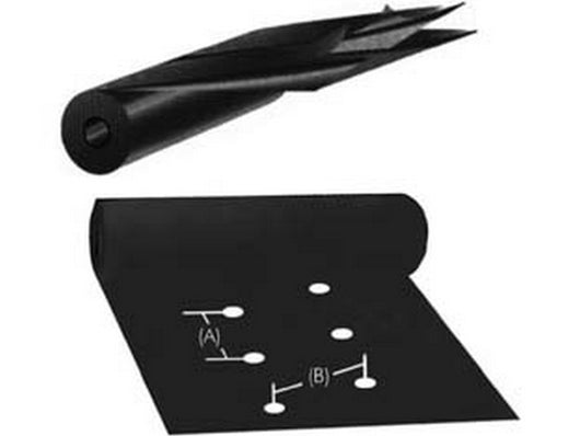 foglia polietilene nera pacciamatura 2 fori mt1,2h.mt1300 passoa cm30 cod:ferx.fer149921