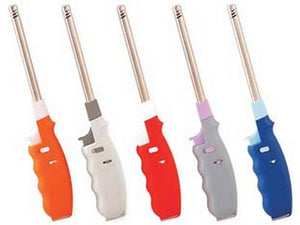 12blister accendigas a fiamma flicker - cm.25, colori assortiti cod:ferx.fer153386