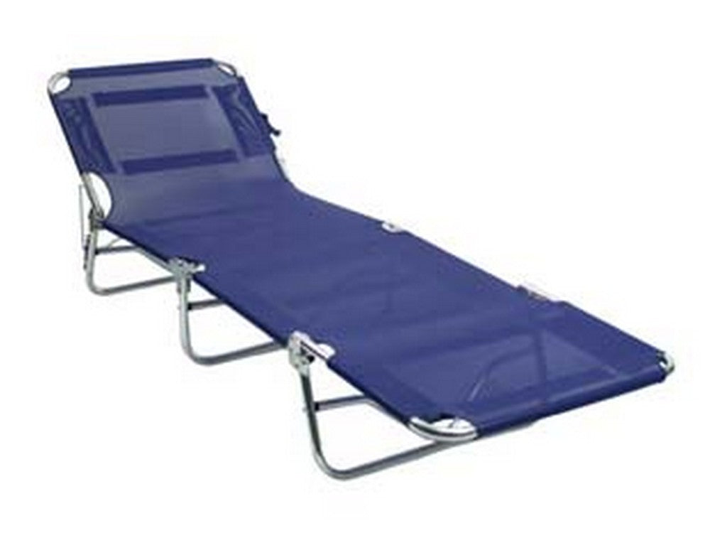 lettino in alluminio pieghevole con tessuto texilene - cm.58x174/192x63h. cod:ferx.fer153409