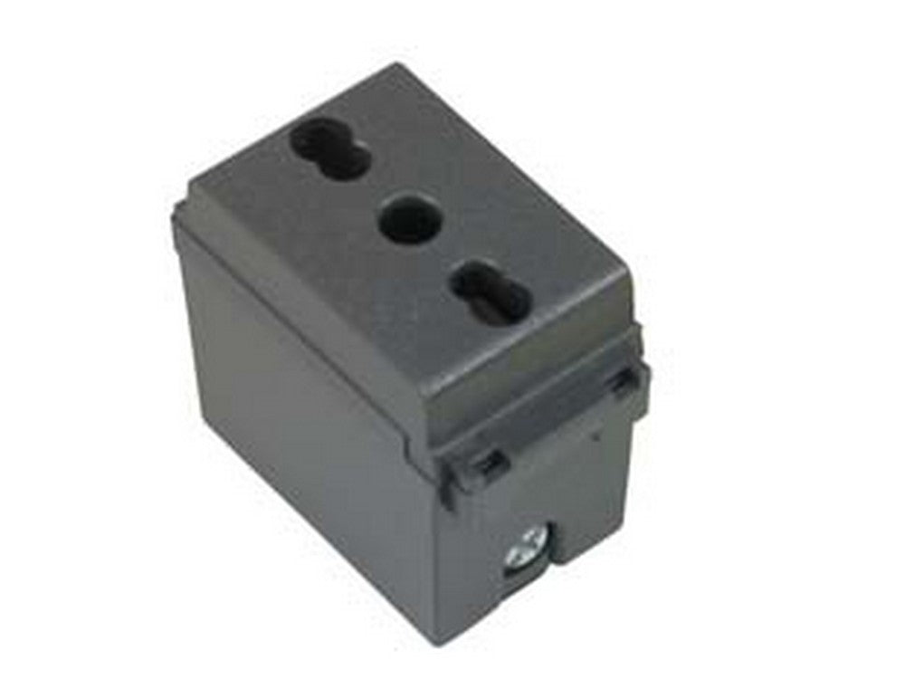 presa sicurezza bivalente "arc"  - 2 poli+terra 10/16a alveoli ø mm.4/5 (78 cod:ferx.fer153546