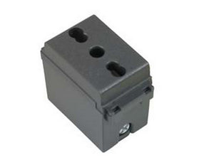 presa sicurezza bivalente "arc"  - 2 poli+terra 10/16a alveoli ø mm.4/5 (78 cod:ferx.fer153546