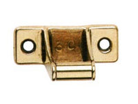 cavallotto con rullo a piastrina ottone lucido - mm.25h. cod:ferx.fer153706