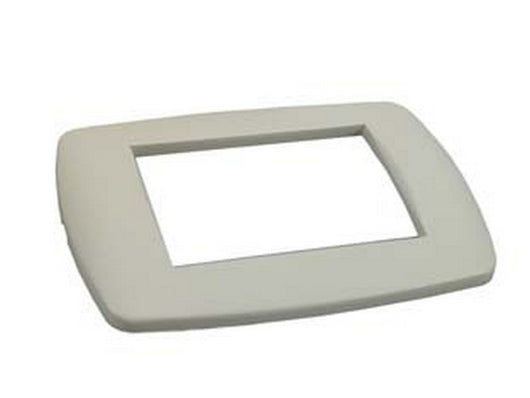 placca 3 posti "millennium" avorio - 3 posti - mm.123x84h. (7843.t.a) cod:ferx.fer153713