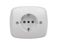 placca presa schuko 16a+t "venus" - mm.76x76 (1820.d) cod:ferx.fer153799