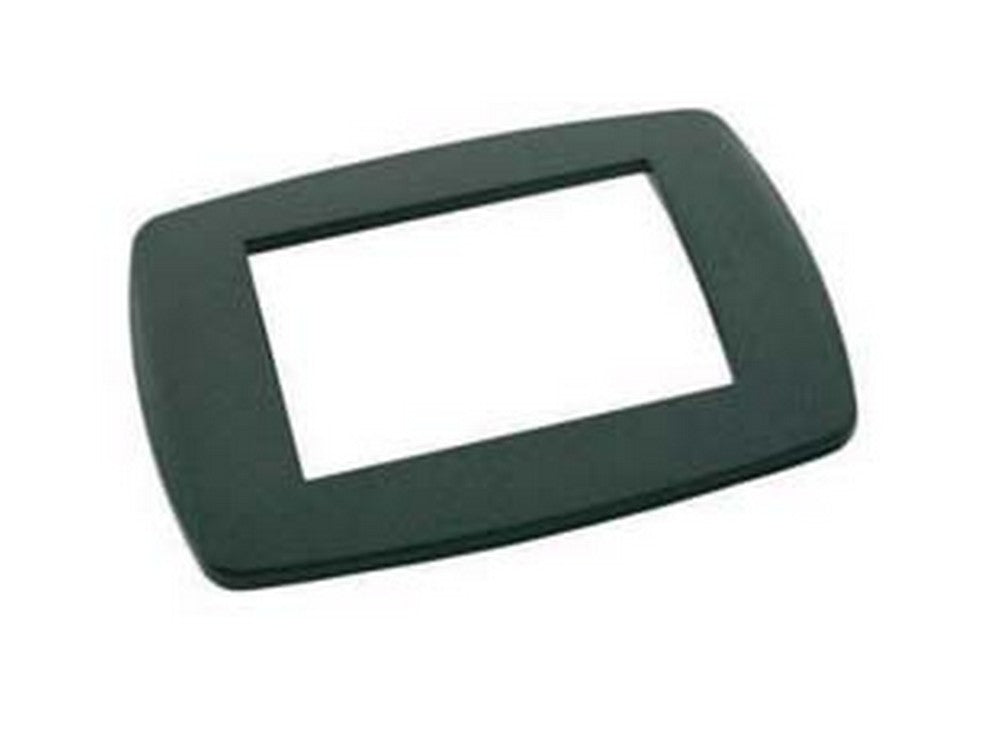 placca 3 posti "millennium" canna di fucile - 3 posti - mm.123x84h. (7843.t cod:ferx.fer153652