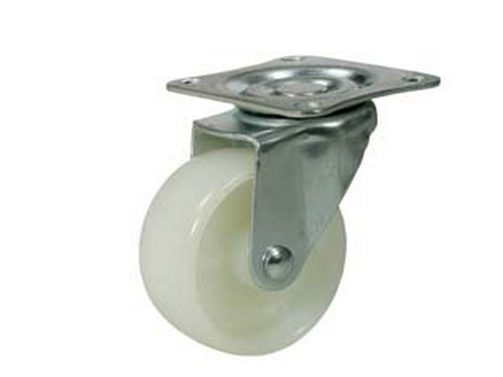 ruote con piastra "forcella" - ø mm.40 (piastra mm.38x38) cod:ferx.fer154666