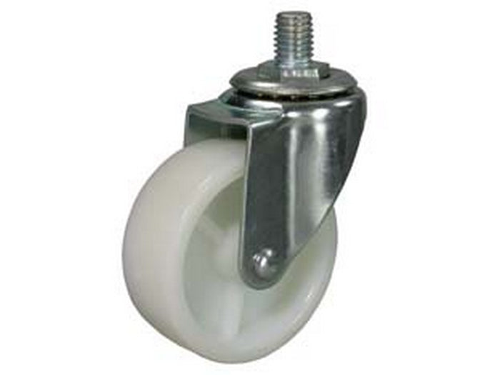 ruote con perno "forcella" - ø mm.50 perno ø mm.10x25 cod:ferx.fer154703