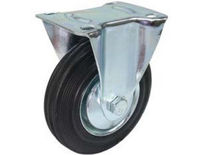 ruote industriali fisse con piastra - ? mm.200 piastra mm.135x110 cod:ferx.fer154802