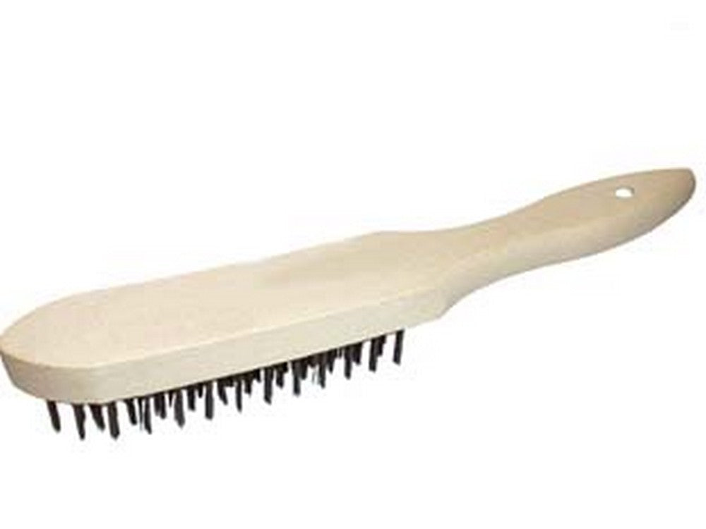 spazzole di acciaio con manico curvo - 5 ranghi cod:ferx.fer156639