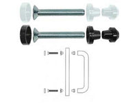 fissaggio singolo per legno-alluminio - mm.300/350 in nylon colore bianco cod:ferx.fer157001