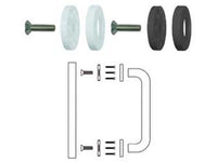 rosone di fissaggio singolo per maniglioni in nylon - ø mm.70 in nylon per  cod:ferx.fer157834