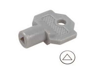 chiave plastica per cilindro con triangolo per quadri elettrici 154a cod:ferx.fer159340