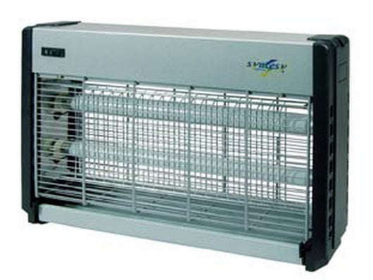 elettroinsetticida con lampade a raggi ultravioletti 220v - 14w 2 tubi da 6w 220v cm.26,9x9,8x26,1h. cod:ferx.fer181891