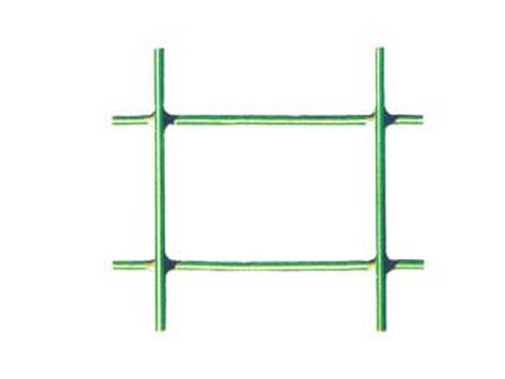 rete elettrosaldata plastificata verde rotolo mt.25 mm.25x50 maglia mm.50x2 cod:ferx.fer161381