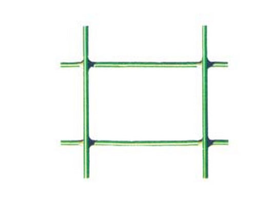 rete elettrosaldata plastificata verde rotolo mt.25 mm.25x50 maglia mm.50x2 cod:ferx.fer161374