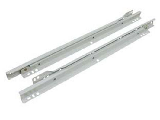 guide scorrevoli per cassetto in acciaio verniciato bianco - cm.55 cod:ferx.fer161695