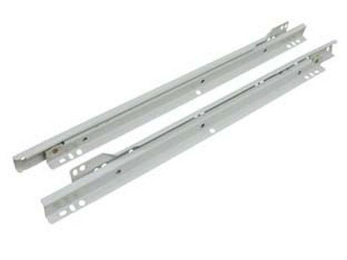 guide scorrevoli per cassetto in acciaio verniciato bianco - cm.55 cod:ferx.fer161695
