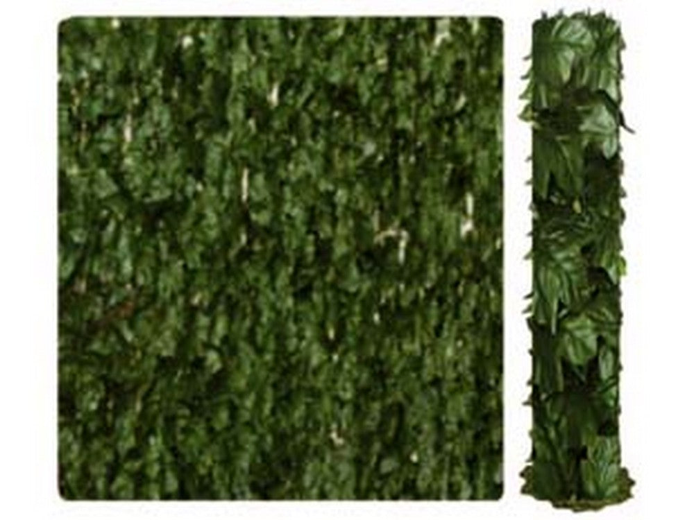 siepe ornamentale artificiale con foglie edera - mt.3x1h. - 1200 foglie cod:ferx.fer162104