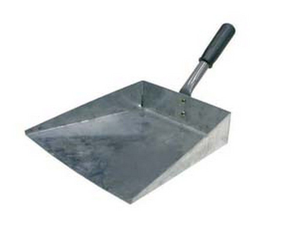 paletta raccogli immondizia in lamiera zincata - cm.21x21x5h.  cod:ferx.fer162142