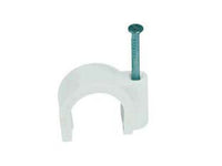 graffette fissacavo bianche - ø mm.3,5 conf.100 pezzi cod:ferx.fer169455