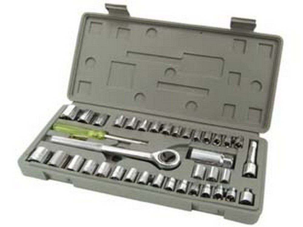 chiavi a bussola da 3/8" e 1/4" in serie 40 pezzi cod:ferx.fer162951