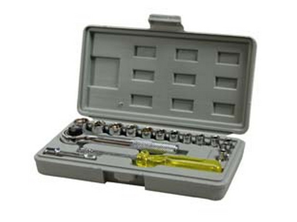 chiavi a bussola da 1/4" in serie 17 pezzi cod:ferx.fer162968