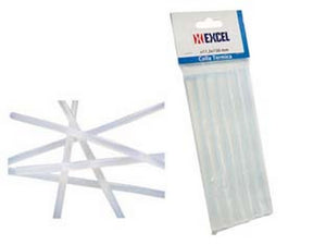 10blister colla termofusibile trasparente mm.150 - mm.150 ? mm.7,2 cod:ferx.fer163415