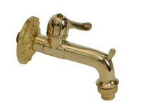 rubinetto artistico in ottone a leva oro lucido attacco m 1/2" cod:ferx.fer164429