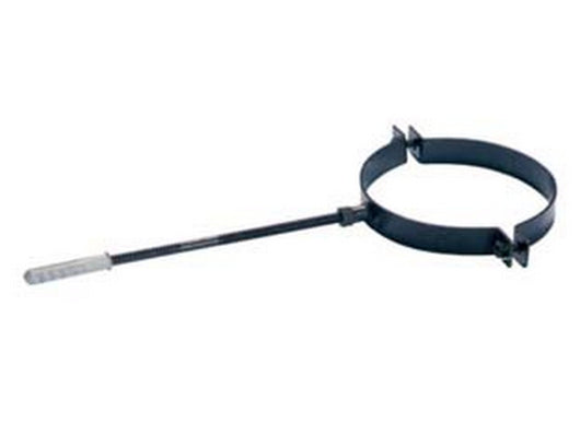 collare reggitubo per stufe a pellet plus nero opaco - ø cm.10 cod:ferx.fer244664