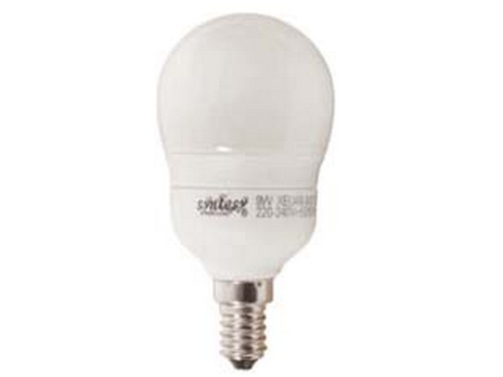 lampada elettronica a sfera opale e14 - 9w - e14 - 2700?k calda cod:ferx.fer166973