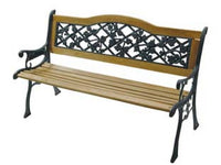 panchina modello flora - cm.126x56x76h. - peso kg.26 cod:ferx.fer167253