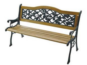 panchina modello flora - cm.126x56x76h. - peso kg.26 cod:ferx.fer167253