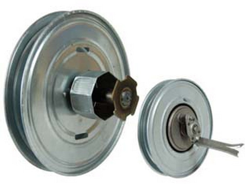 puleggia riduttore con calotta e zanca a sfera per rullo ottagonale - ø mm.230 cod:ferx.fer167406