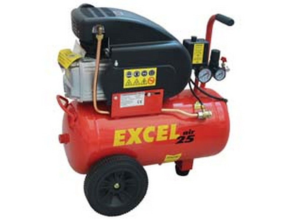 compressore coassiale lubrificato a olio air 25 lt.24 2 monofase cod:ferx.fer28882