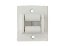 guidacinghia rettangolare in ottone verniciato bianco - mm.49x60h. cod:ferx.fer168472