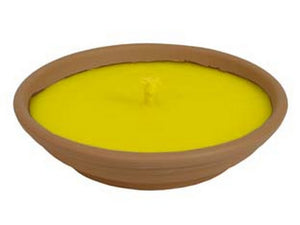 citronella grande in ciotola di terracotta - ø cm.16,5x2,5h. cod:ferx.fer168984