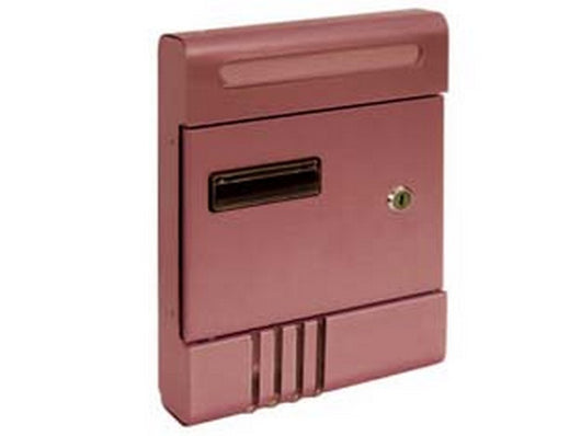 cassetta posta in alluminio per esterni marrone anodizzato - cm.20,4x7x29h. in alluminio anodizzato marrone cod:ferx.fer170901