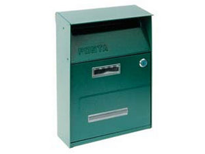 cassetta portariviste per esterni verde - cm.21,5x10,5x33h. - colore verde cod:ferx.fer170925