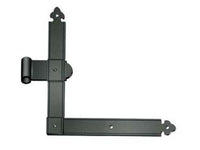 bandelle angolari occhio centrale mm260x30x260h. sx ferro verniciato nero cod:ferx.fer176354