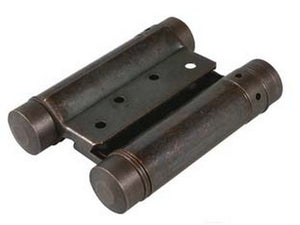 1coppia cerniere a molla tipo "bommer" acciaio bronzato art.108 - mm.100 cod:ferx.fer177764