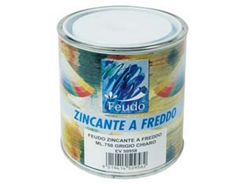 zincate a freddo in barattolo (zink kalt) - ml.750 grigio chiaro cod:ferx.fer180405