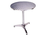 tavolo tondo "one top" in alluminio - ? cm.60x70h. cod:ferx.fer180559