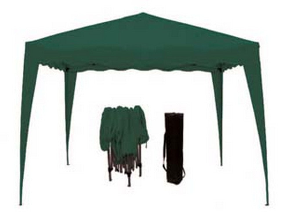 gazebo ripiegabile verde - cm.300x300x270h. colore verde cod:ferx.fer182942
