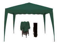 gazebo ripiegabile verde - cm.300x300x270h. colore verde cod:ferx.fer182942