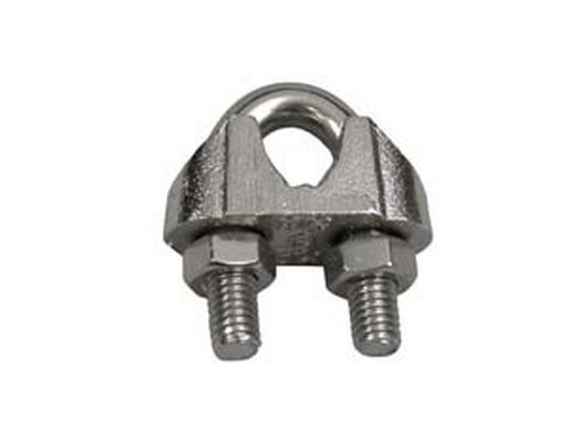 morsetti a cavallotto in acciaio zincato - ø mm.3   1/8"  cod:ferx.fer183932