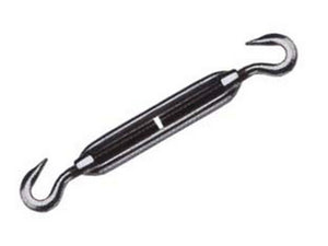 tenditore zincato a due ganci  - ø mm.8   5/16"   cod:ferx.fer184069