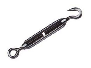 tenditori occhio e gancio in acciaio zincato  - ø mm.8   5/16"  cod:ferx.fer184182